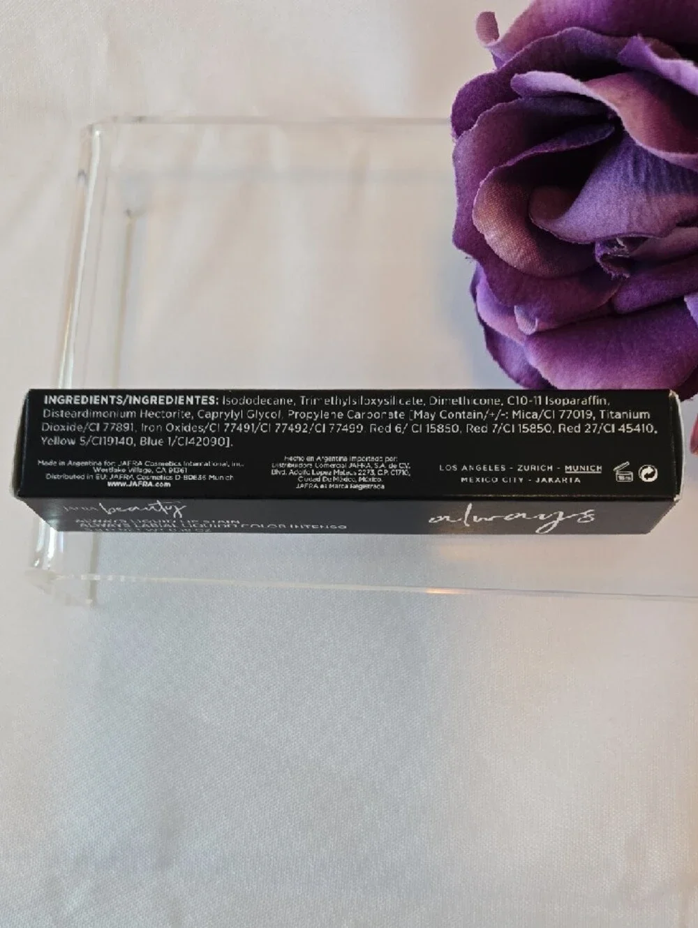 JAFRA Always Confident Liquid Lip Stain - Discontinued Pink Shade - NWT 0.18